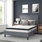 Flash Furniture Full Size Lt Gray Fabric Platform Bed w/ Mattress SL-BM10-26-GG - alternate 1